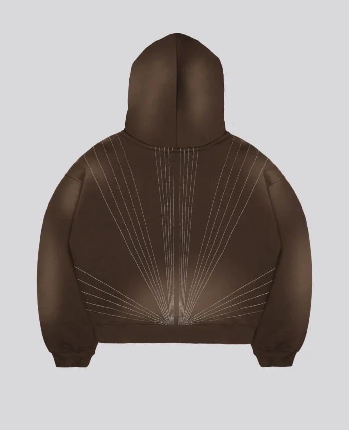 BROWN RAYS ZIP - 1